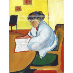 August Macke Czytająca dziewczyna work — produkt cyfrowy do pobrania