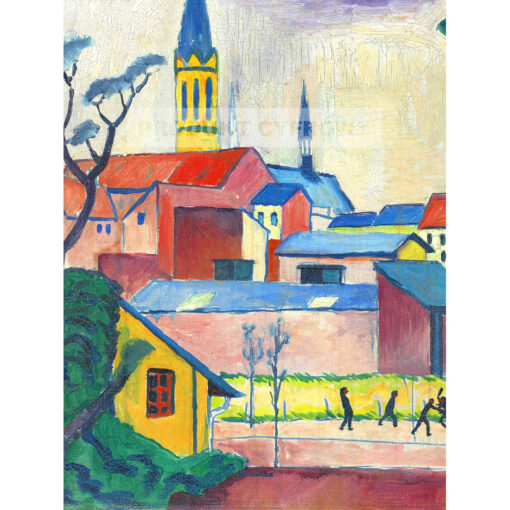August Macke Kościół mariacki work — produkt cyfrowy do pobrania