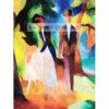 August Macke Ludzie nad błękitnym jeziorem — produkt cyfrowy do pobrania