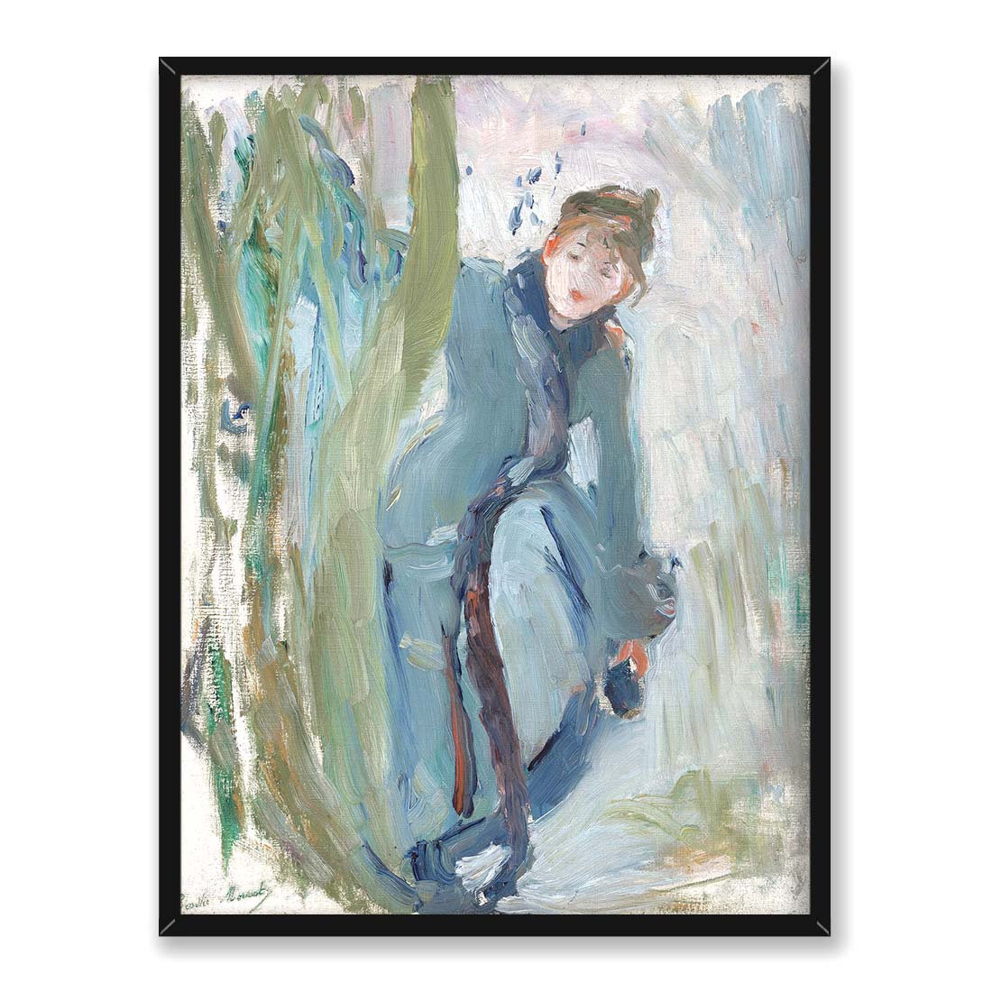 Berthe Morisot Dziewczyna oddająca łyżwę 30x40