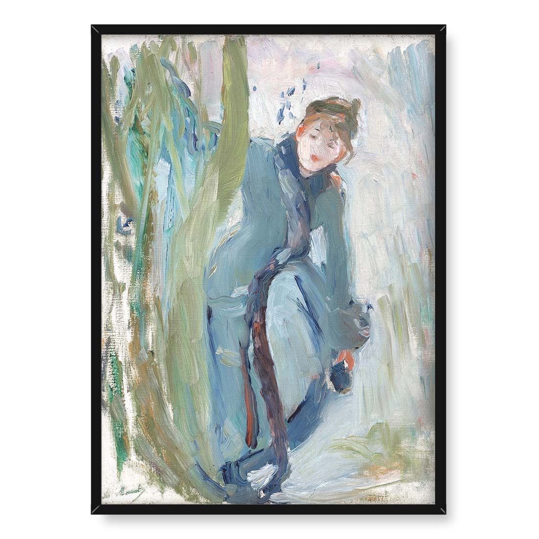 Berthe Morisot Dziewczyna oddająca łyżwę 50x70