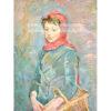 Berthe Morisot Dziewczynka z koszykiem — produkt cyfrowy do pobrania