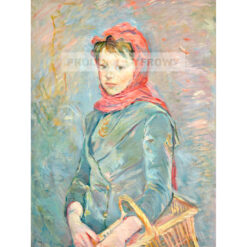 Berthe Morisot Dziewczynka z koszykiem — produkt cyfrowy do pobrania