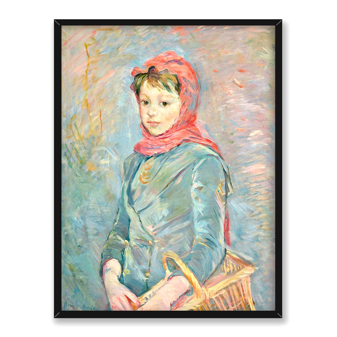 Berthe Morisot Dziewczynka z koszykiem 30x40