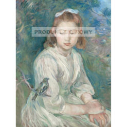 Berthe Morisot Dziewczynka z ptakiem — produkt cyfrowy do pobrania