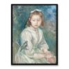Berthe Morisot Dziewczynka z ptakiem 30×40 Berthe Morisot Dziewczynka z ptakiem 30×40
