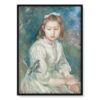 Berthe Morisot Dziewczynka z ptakiem 50×70 Berthe Morisot Dziewczynka z ptakiem 50×70
