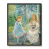 Berthe Morisot Dziewczynki w oknie 40×50 Berthe Morisot Dziewczynki w oknie 40×50