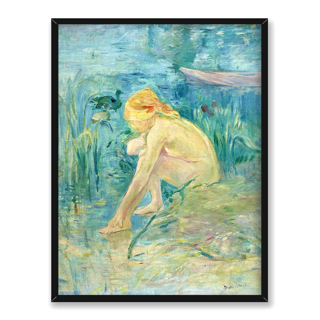 Berthe Morisot Kąpiąca się 30x40 w RAMIE