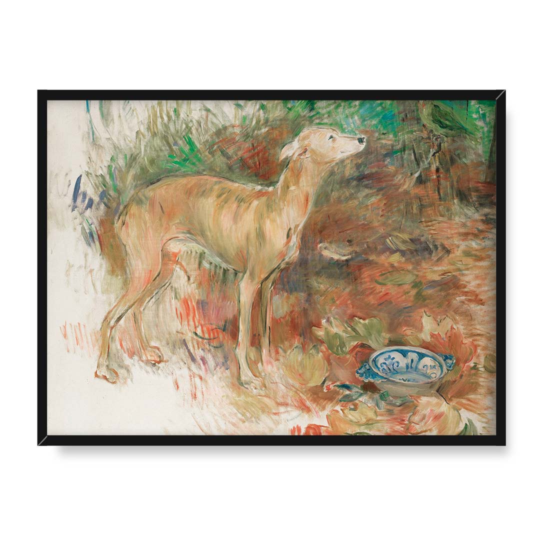 Berthe Morisot La levrette Laërte 40x30 w RAMIE