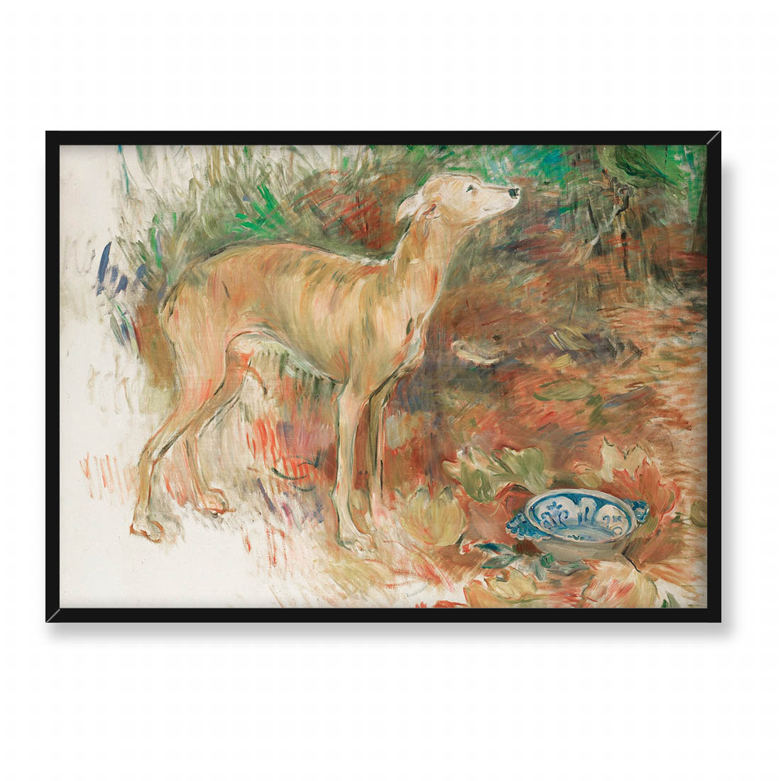 Berthe Morisot La levrette Laërte 70x50