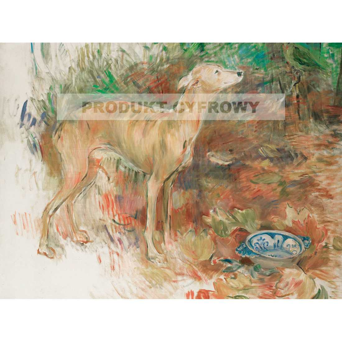 Berthe Morisot La levrette Laërte — produkt cyfrowy do pobrania