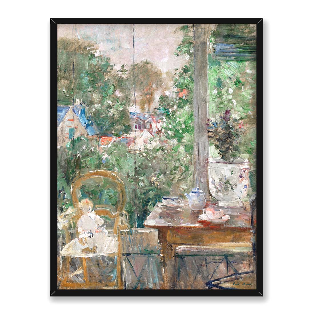Berthe Morisot Lalka na werandzie 30x40