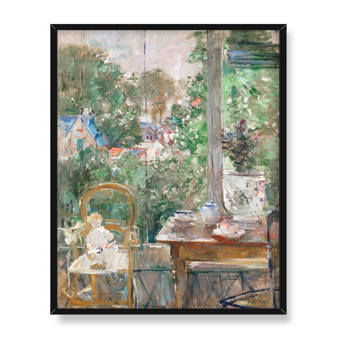 Berthe Morisot Lalka na werandzie 40x50