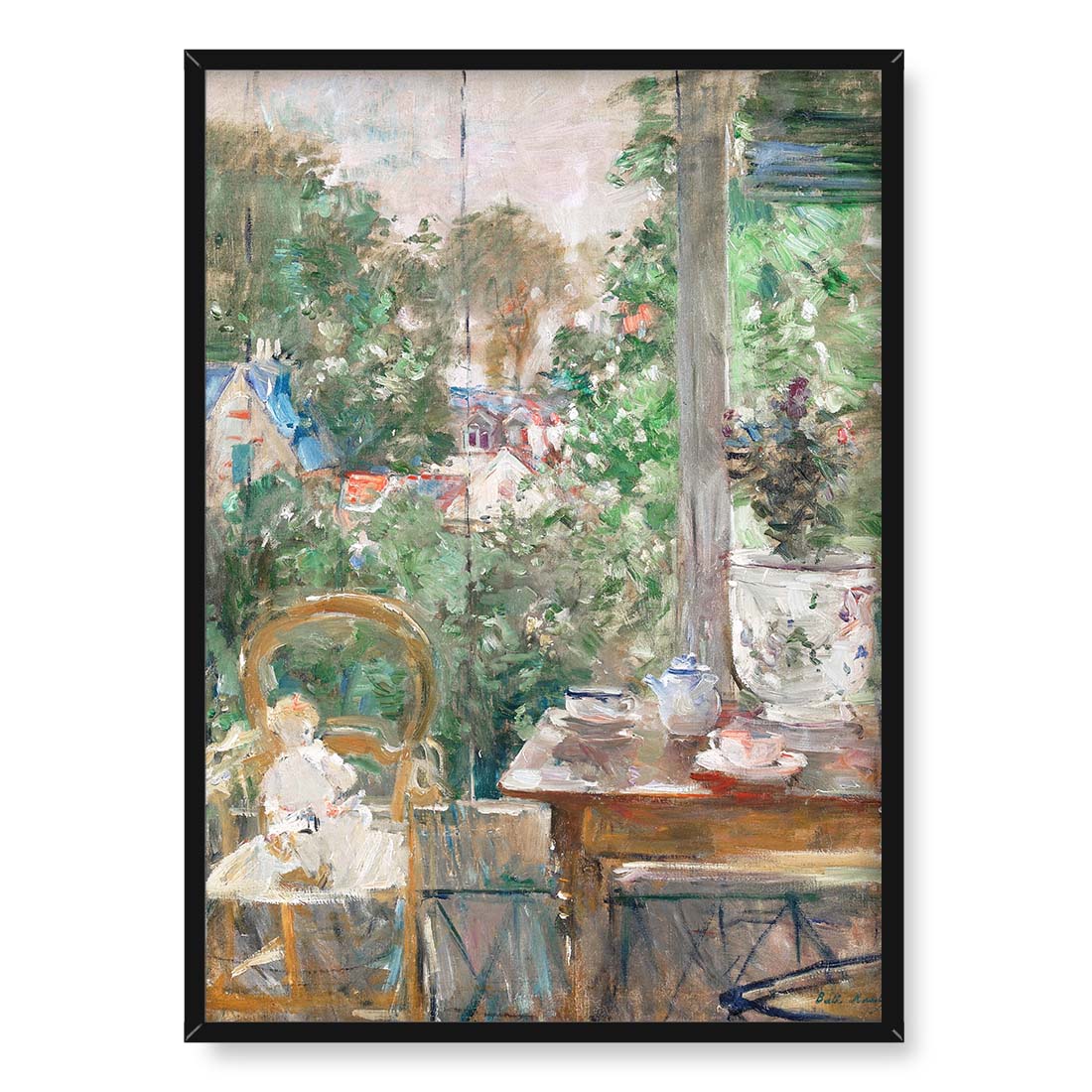 Berthe Morisot Lalka na werandzie 50x70