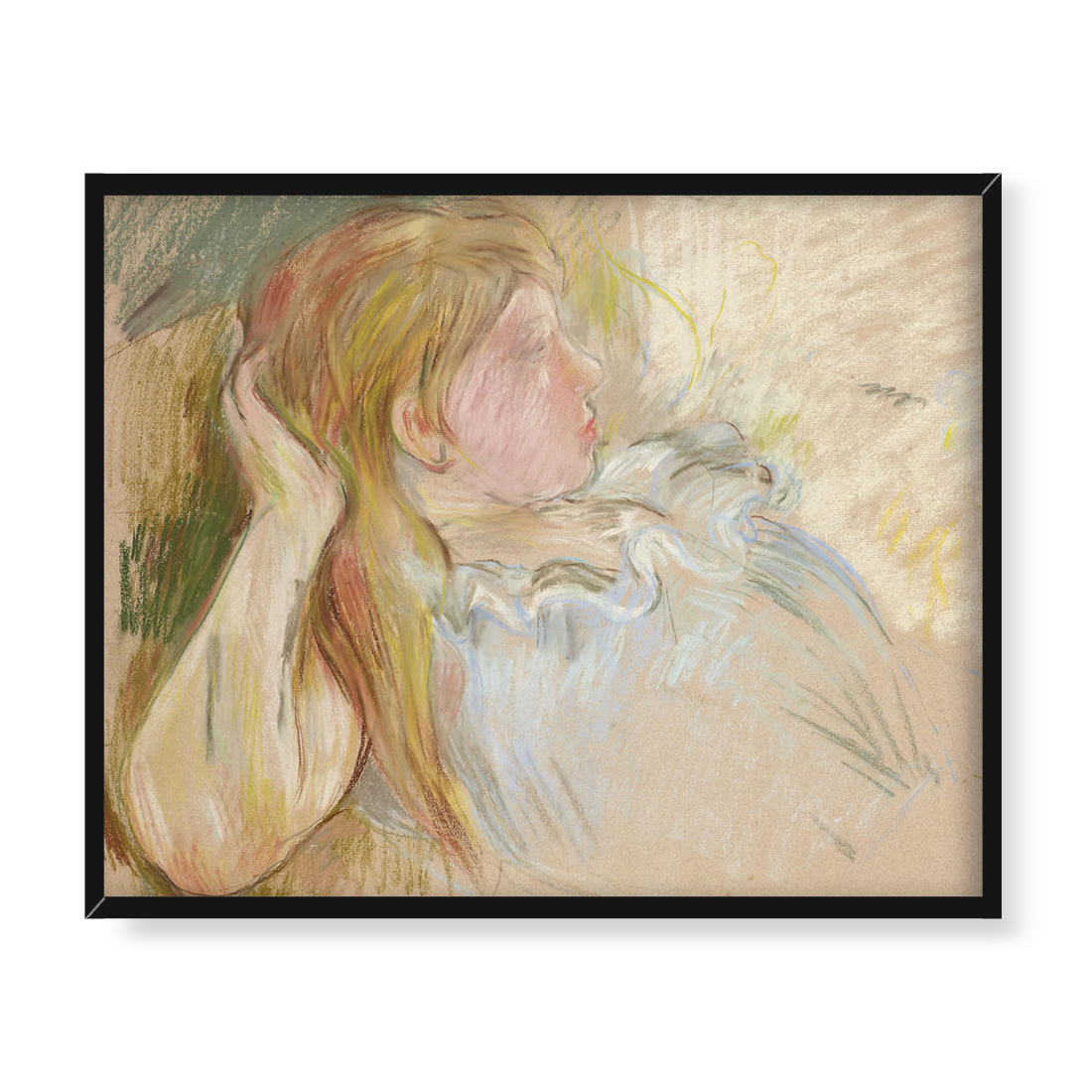 Berthe Morisot Młoda dziewczyna leżąca 50x40