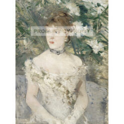 Berthe Morisot Młoda dziewczyna w sukni balowej — produkt cyfrowy do pobrania