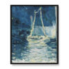Berthe Morisot Oświetlona łódź 40×50 Berthe Morisot Oświetlona łódź 40×50