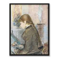 Berthe Morisot Paule Gobillard rysująca 30×40