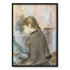 Berthe Morisot Paule Gobillard rysująca 50×70
