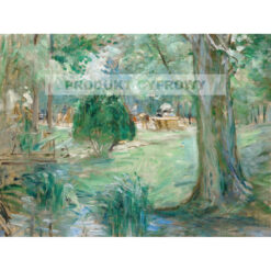 Berthe Morisot Rzeka w Lasku Bulońskim — produkt cyfrowy do pobrania