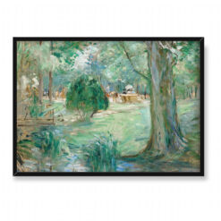 Berthe Morisot Rzeka w Lasku Bulońskim 70×50