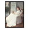 Berthe Morisot Siostra artystki w oknie 50×70 Berthe Morisot Siostra artystki w oknie 50×70