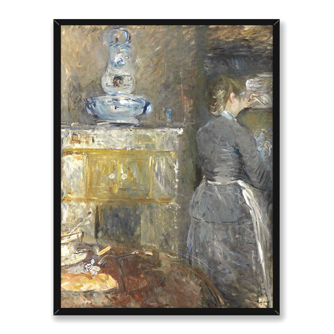 Berthe Morisot W jadalni 2 30x40 w RAMIE