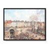 Camille Pissarro Fishmarket 40×30 w RAMIE