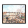 Camille Pissarro Fishmarket 50×40 w RAMIE