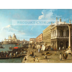 Canaletto Molo i kolumna św. Teodora Wenecja — produkt cyfrowy do pobrania