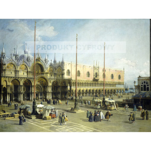 Canaletto Plac Świętego Marka — produkt cyfrowy do pobrania