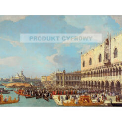 Canaletto Powitanie ambasadora w pałcu dożów — produkt cyfrowy do pobrania