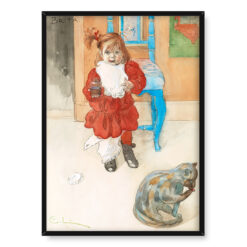 Carl Larsson Brita i kot 50×70
