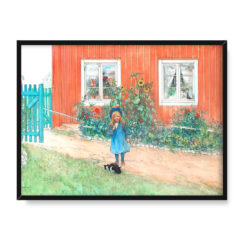 Carl Larsson Brita kot i kanapka 40×30