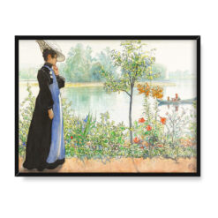 Carl Larsson Karin przy brzegu 40×30