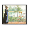 Carl Larsson Karin przy brzegu 50×40 w RAMIE
