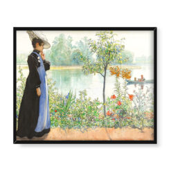 Carl Larsson Karin przy brzegu 50×40