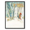 Carl Larsson Narciarz 50×70