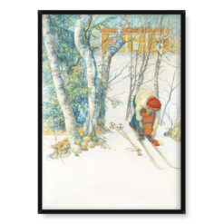 Carl Larsson Narciarz 50×70