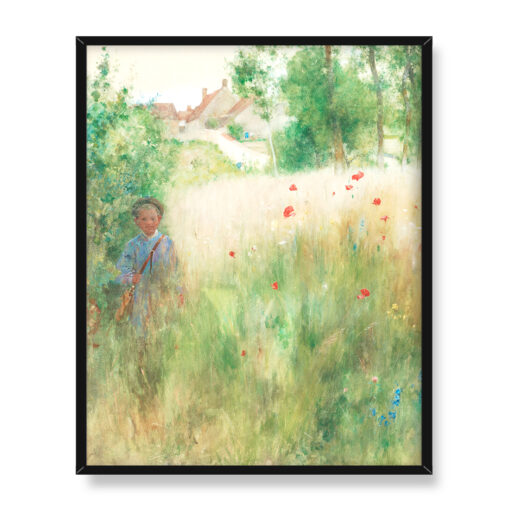 Carl Larsson Vallmor Maki 40x50 w RAMIE