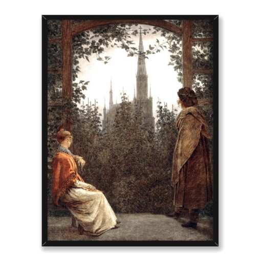 Caspar David Friedrich Gazebo 30x40 w RAMIE
