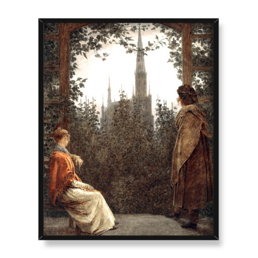 Caspar David Friedrich Gazebo 40x50