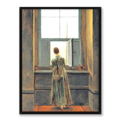 Caspar David Friedrich Kobieta w oknie 30×40