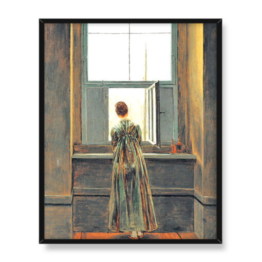 Caspar David Friedrich Kobieta w oknie 40x50 w RAMIE