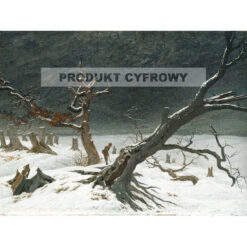 Caspar David Friedrich Krajobraz zimowy — produkt cyfrowy do pobrania