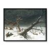 Caspar David Friedrich Krajobraz zimowy 40×30
