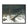 Caspar David Friedrich Krajobraz zimowy 50×40 w RAMIE