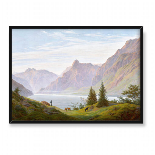 Caspar David Friedrich Krajobraz zimowy 70x50