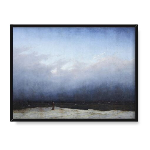 Caspar David Friedrich Mnich nad morzem 40x30 w RAMIE